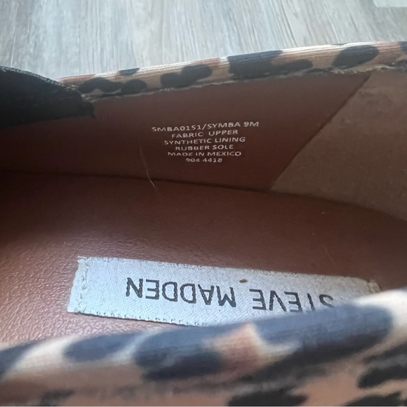 Steve Madden Symba leopard print slide sneakers - Picture 3 of 10